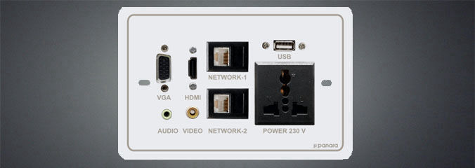 Multi Face Plate With Power